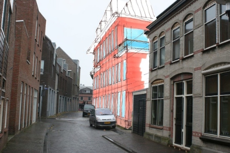 ontwerpschets van het appartementencomplex hogewoerd in woerden