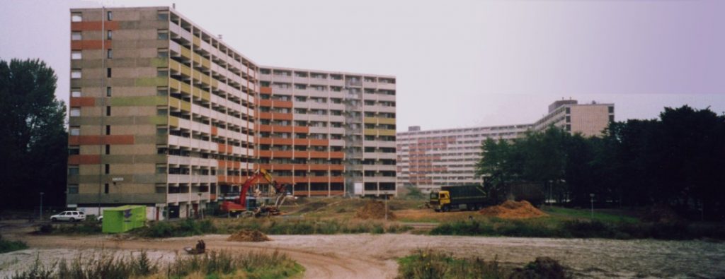 oto Bestaande situatie Noord en Zuid Florijn in de Bijlmer in Amsterdam.